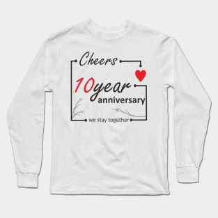 10 Year Anniversary Long Sleeve T-Shirt